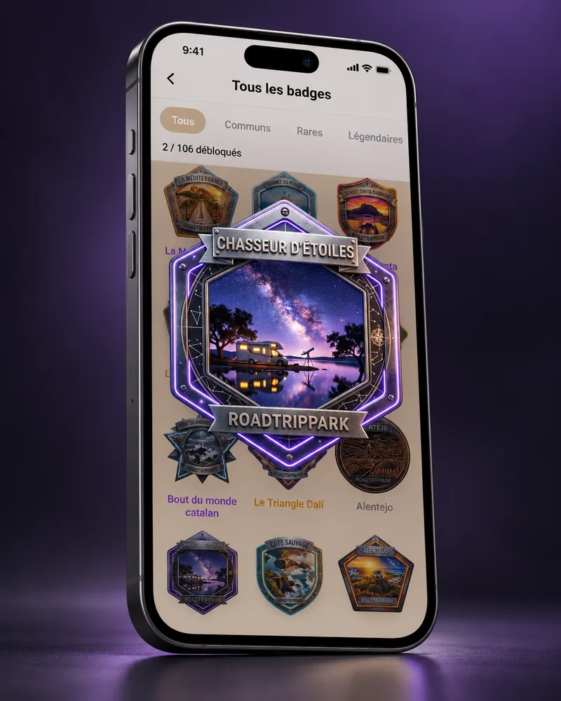 Le badge débloqué